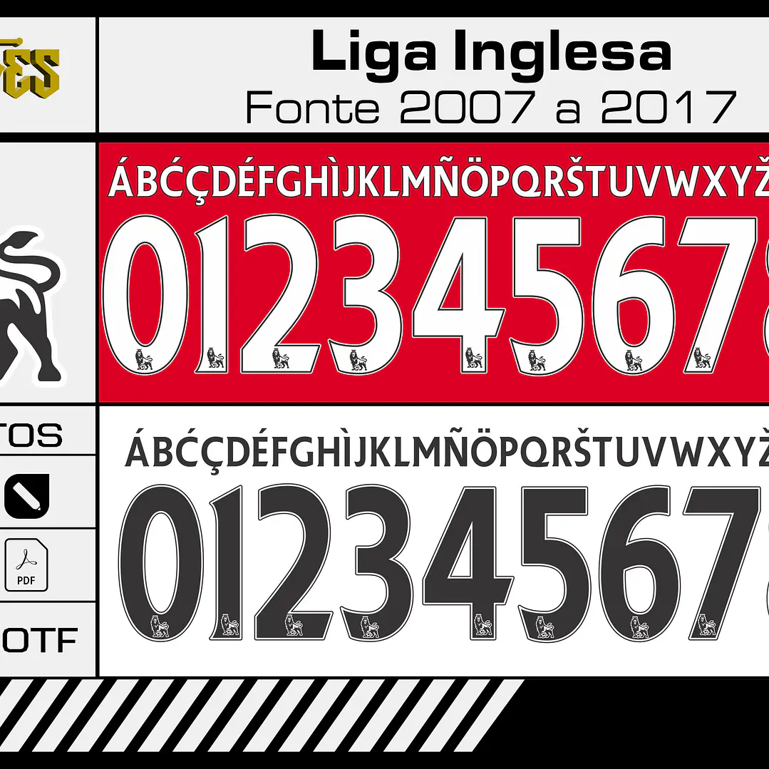 Fonte Barclays Liga Inglesa 2007 2017 1