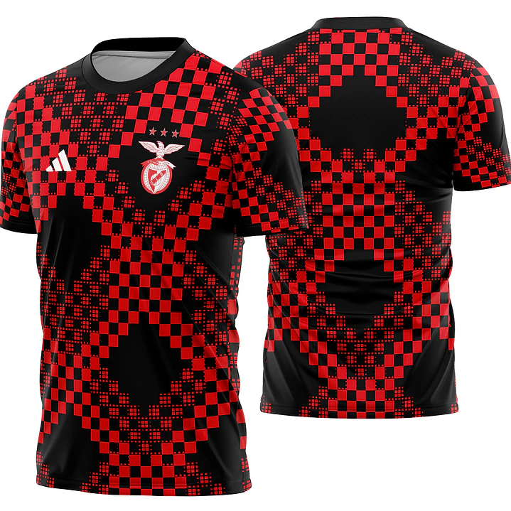 Arte Vetor Camisa Benfica Pré-jogo 2025-2026 1