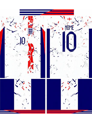 Arte Vetor Camisa Inglaterra conceito 2026