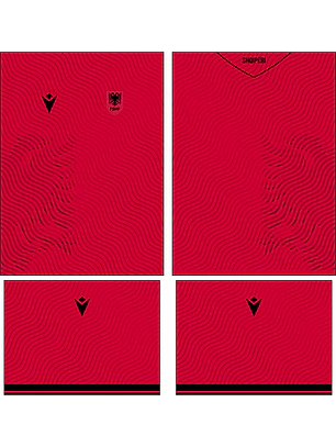 Arte Vetor Camisa Albania Home 2026