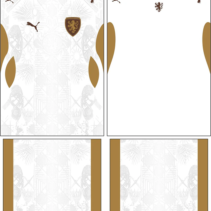 Arte Vetor Camisa Republica Checa Away 2026 2