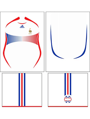 Arte Vetor Camisa França visita 2006