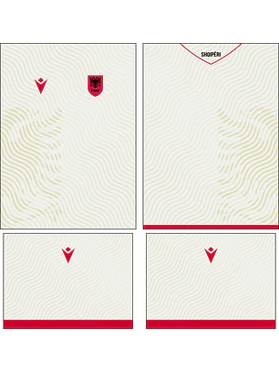 Arte Vetor Camisa Albania Away 2026