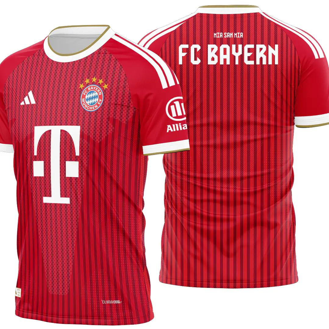 Arte Vetor Camisa Bayern München Home 2026-2027 1