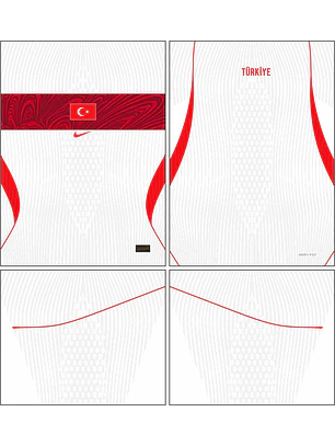 Arte Vetor Camisa Turquia Home 2026