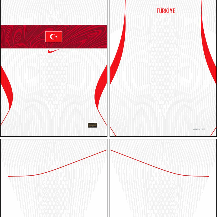 Arte Vetor Camisa Turquia Home 2026 2