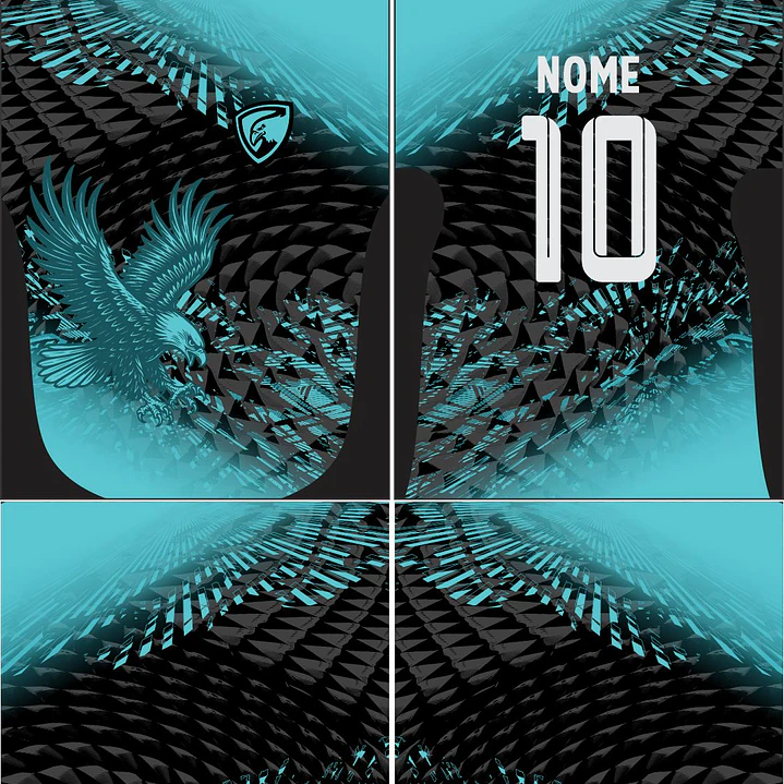 Arte Vetor Camisa Interclasse aguia Mod-906 2
