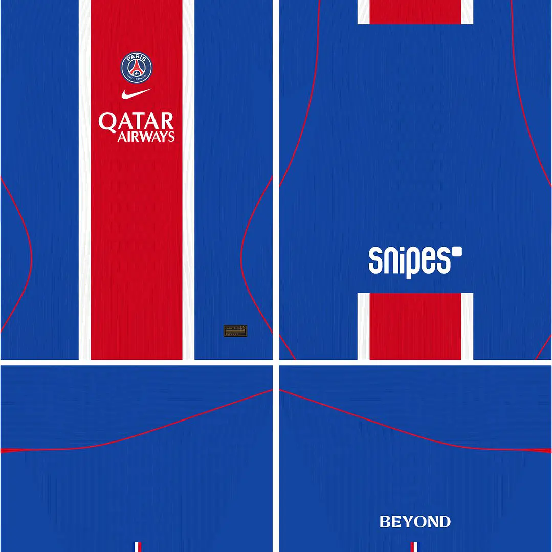 Arte Vetor Camisa Paris Saint Germain Home 2026-2027 2
