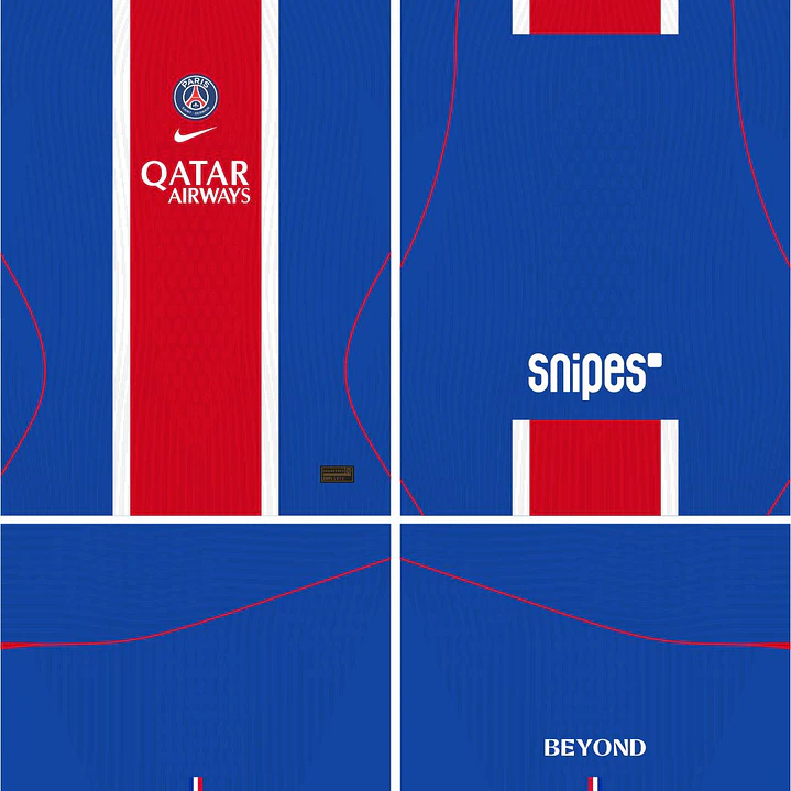 Arte Vetor Camisa Paris Saint Germain Home 2026-2027 2