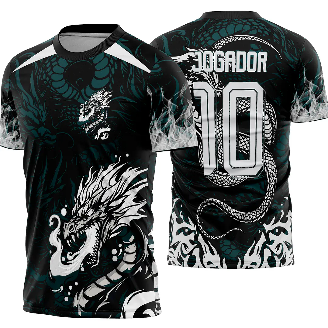 Arte Vetor Camisa Interclasse dragão Mod-909 1