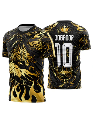 Arte Vetor Camisa Interclasse dragão Mod-910