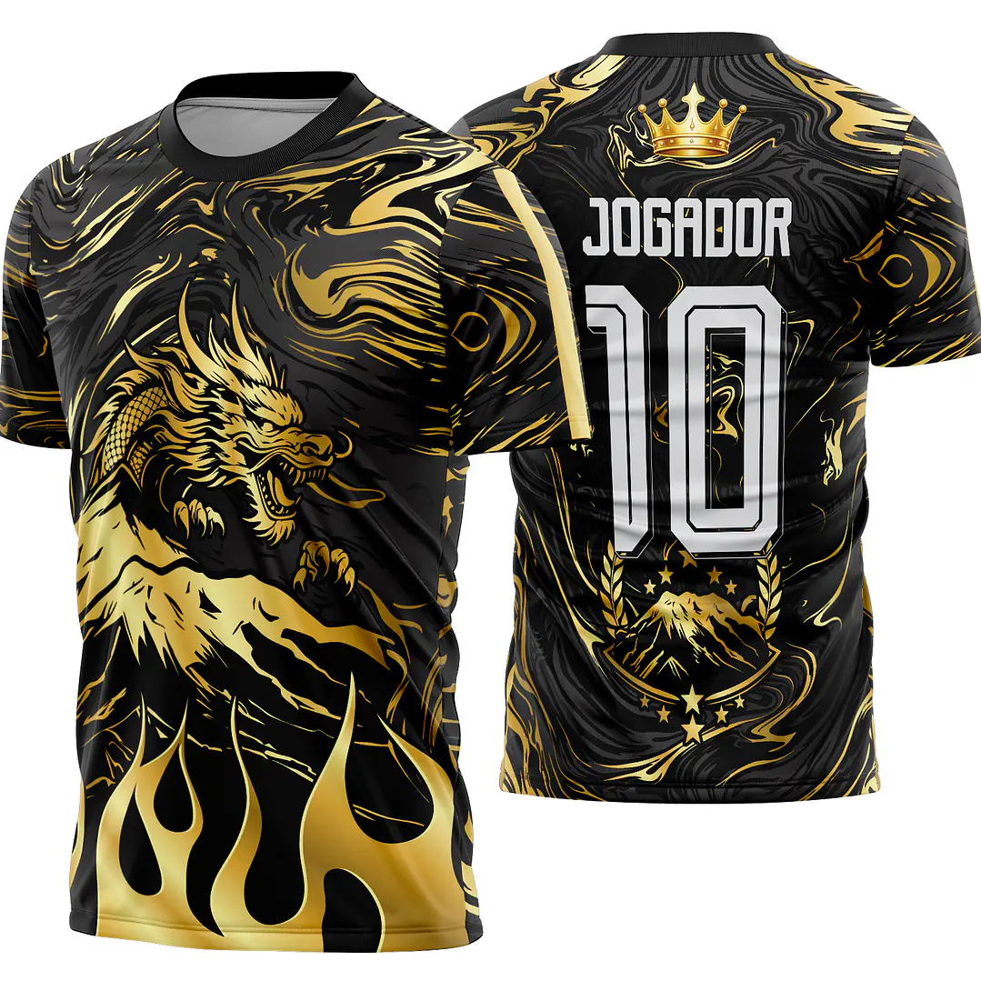 Arte Vetor Camisa Interclasse dragão Mod-910 1