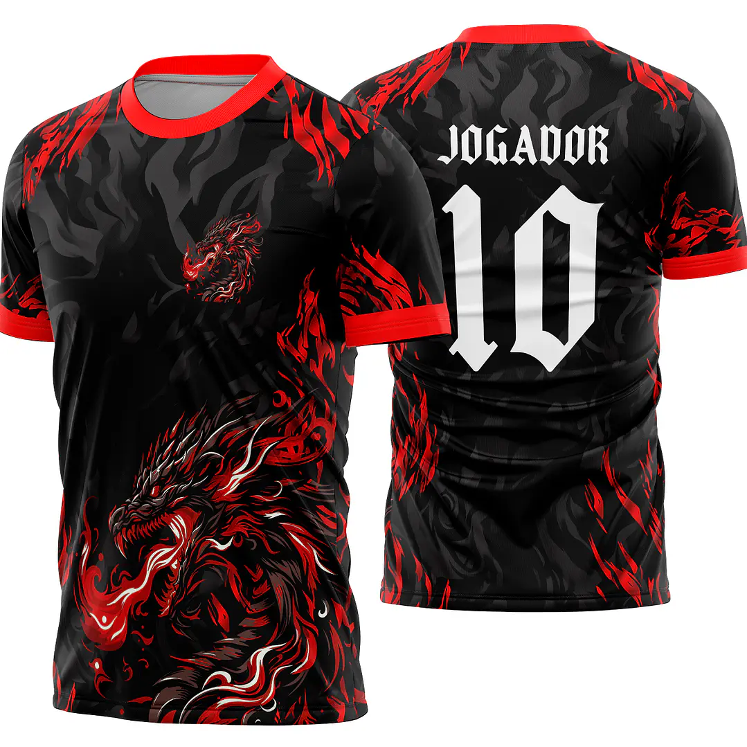 Arte Vetor Camisa Interclasse dragão Mod-915 1