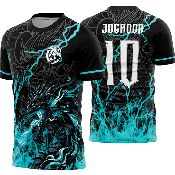 Arte Vetor Camisa Interclasse dragão Mod-916 1