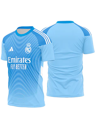 Arte Vetor Camisa Real madrid goleiro 2025-26