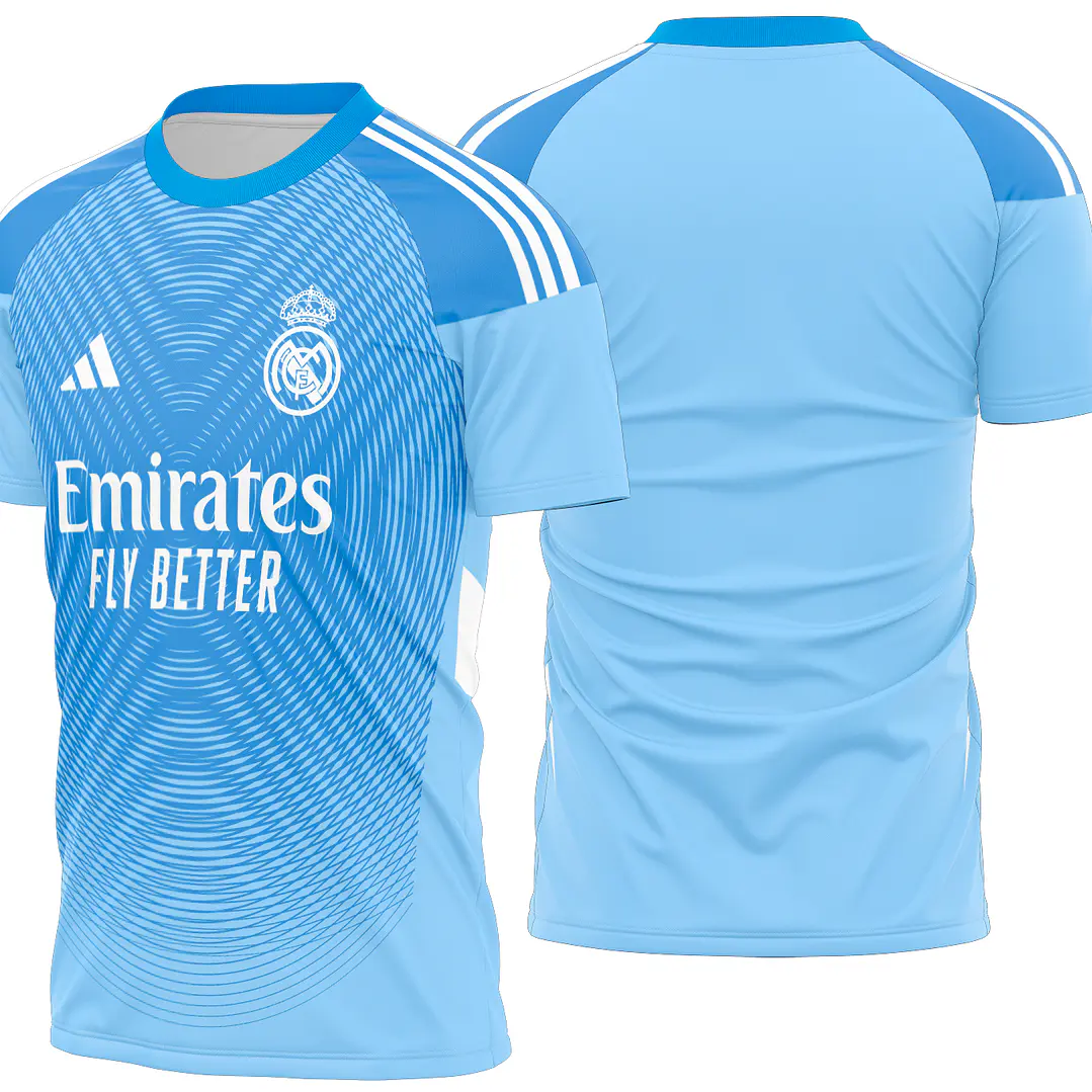 Arte Vetor Camisa Real madrid goleiro 2025-26 1