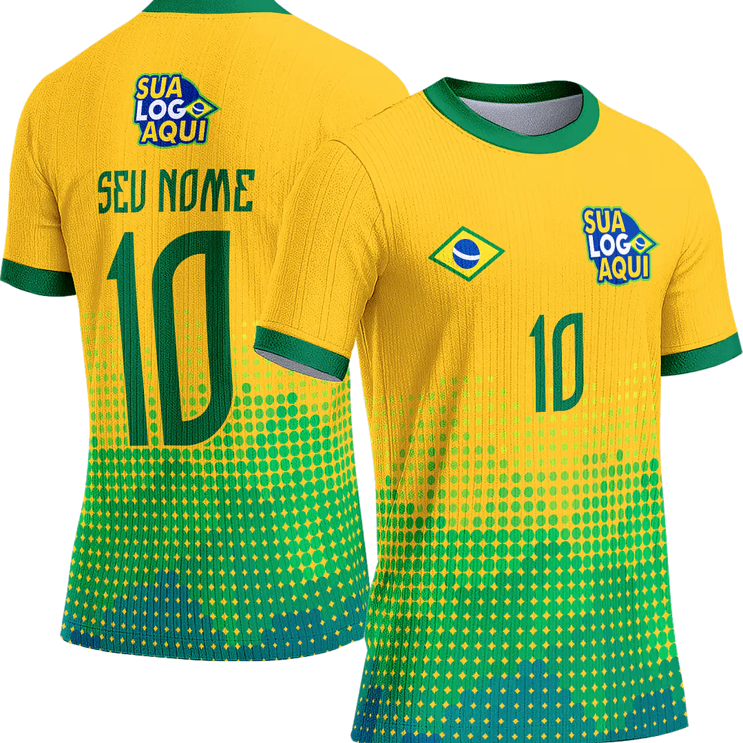 Arte vetor camisa Brasil concept Copa do Mundo 049 1