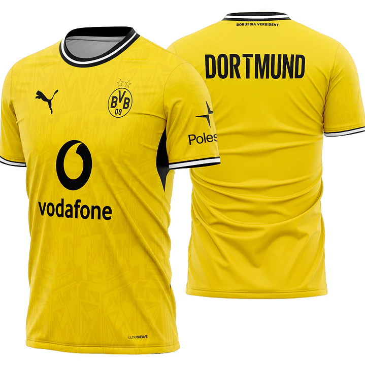 Arte vetor camisa Borussia Dortmund Home 2026-2027 1