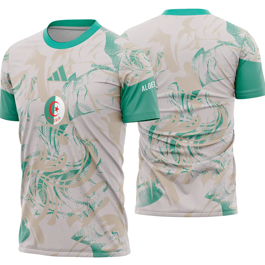Arte vetor camisa Argelia Pre-jogo 2026 1