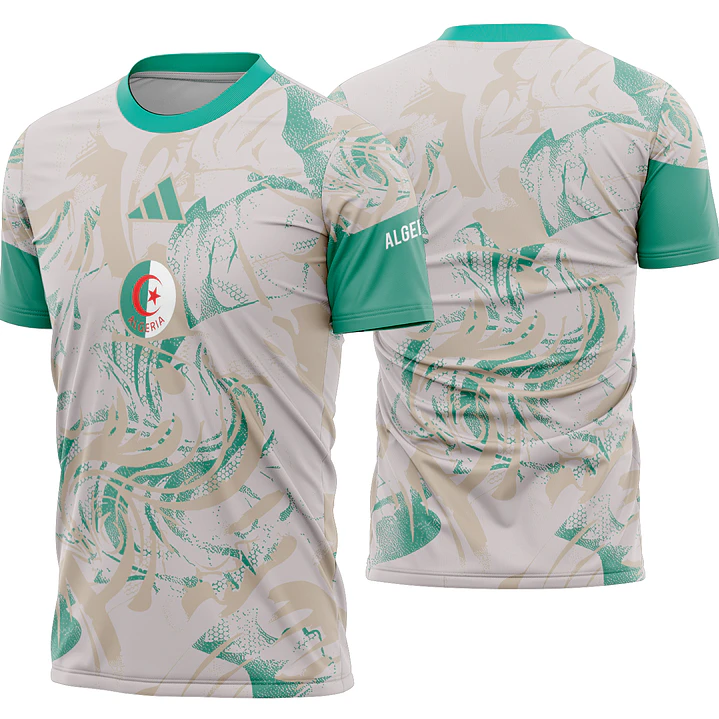 Arte vetor camisa Argelia Pre-jogo 2026 1