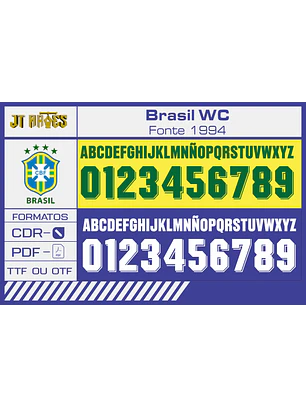 Fonte Brasil World Cup 1994
