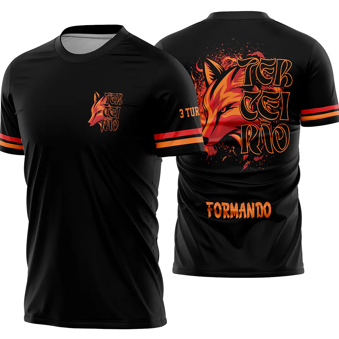 Arte Vetor Camisa Terceirão Raposa Mod-330 1