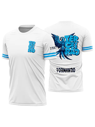 Arte Vetor Camisa Terceirão Arara Azul Mod-333