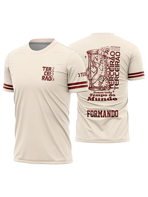 Arte Vetor Camisa Terceirão Ampulheta Frase Mod-334