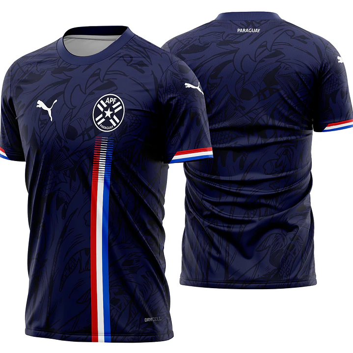 Arte Vetor Camisa Paraguay Concept 2026 1