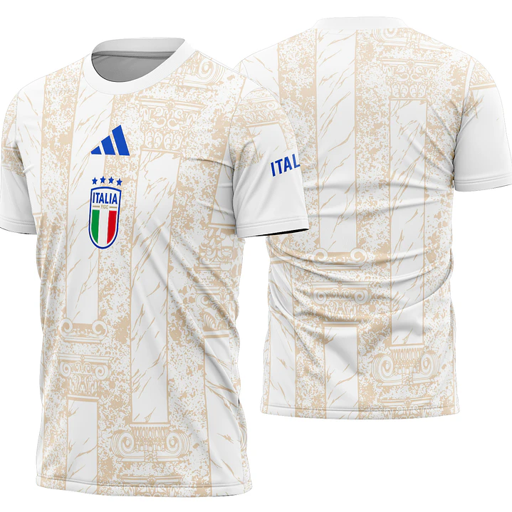 Arte Vetor Camisa Italia Pre-jogo 2026 1