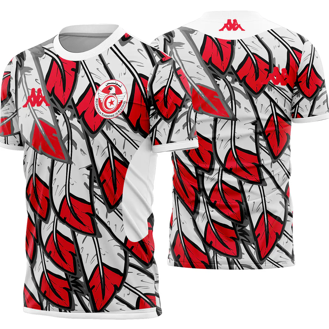 Arte vetor camisa Tunisia Pre-jogo 2026 1