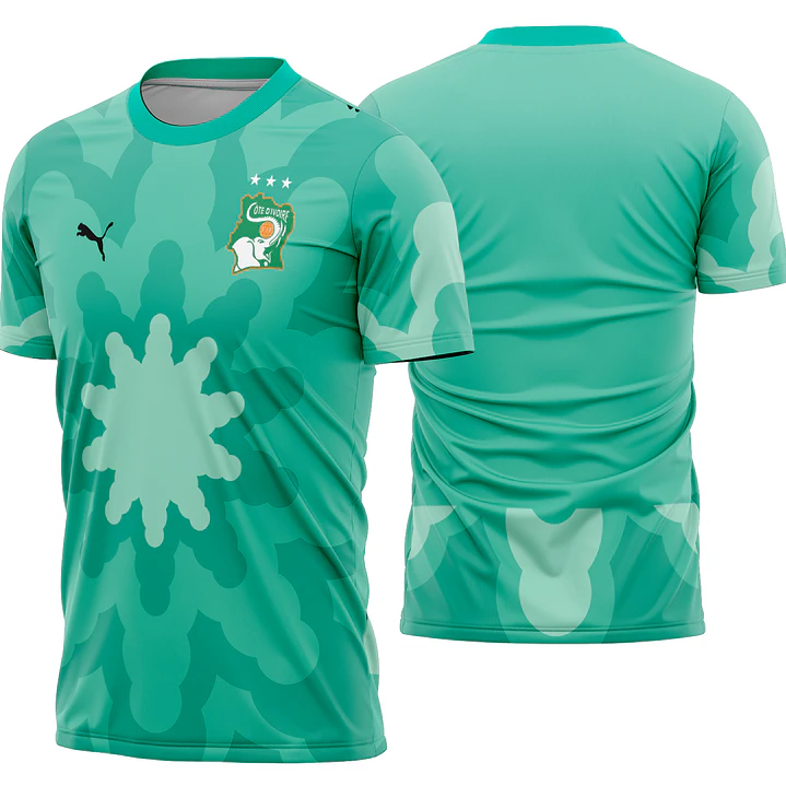 Arte Vetor Camisa Costa De Marfim goleiro 2026 1