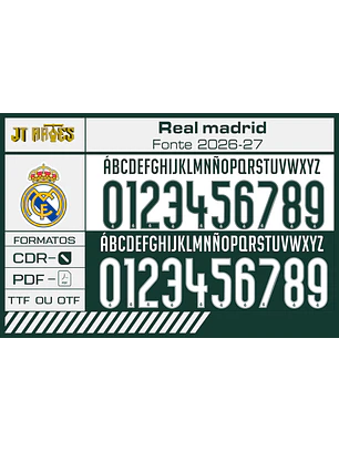Fonte Real Madrid 2026-2027