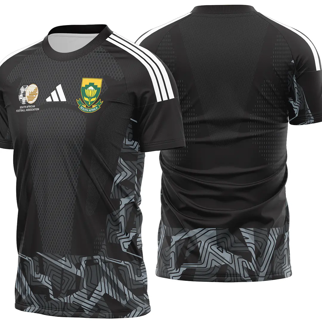 Arte Vetor Camisa Africa do Sul Goleiro I 2026-28 1