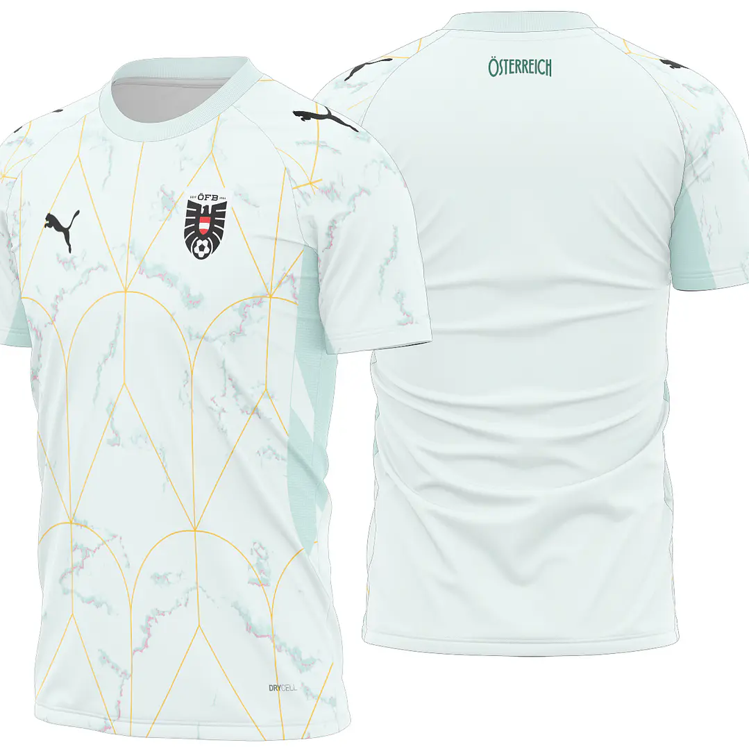 Arte Vetor Camisa Austria Reserva 2026 1