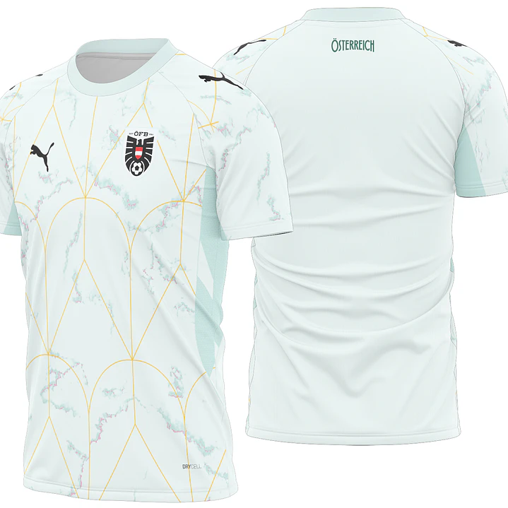 Arte Vetor Camisa Austria Reserva 2026 1