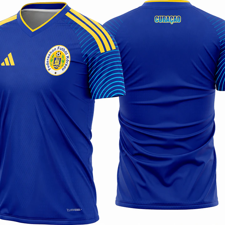 Arte Vetor Camisa Curaçao Titular 2026-28 1