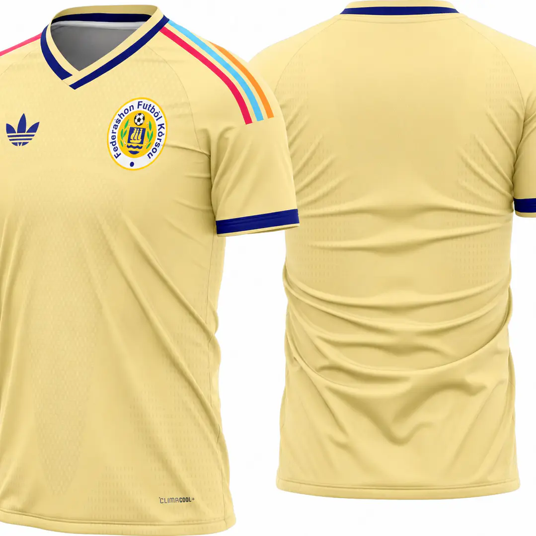 Arte vetor camisa Curaçao Reserva 2026-28 1