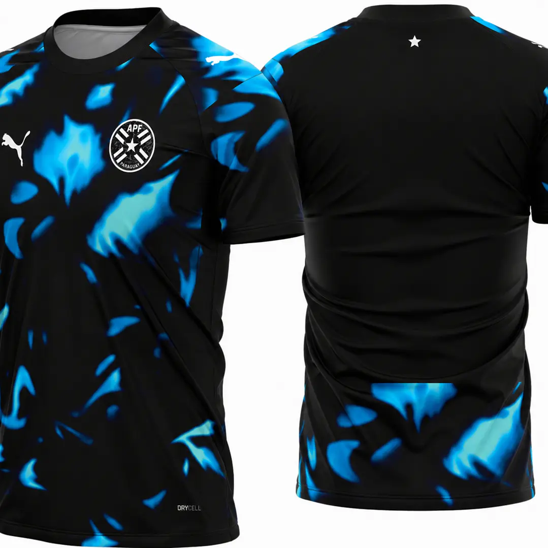 Arte Vetor Camisa Paraguai Reserva 2026-28 1