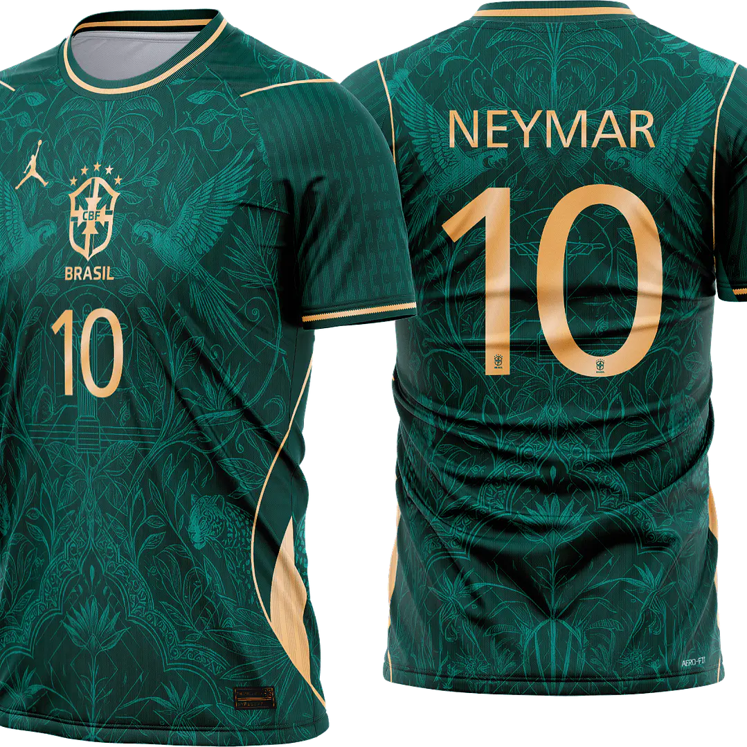 Arte Vetor Camisa Brasil Conceito Verde 2026 1