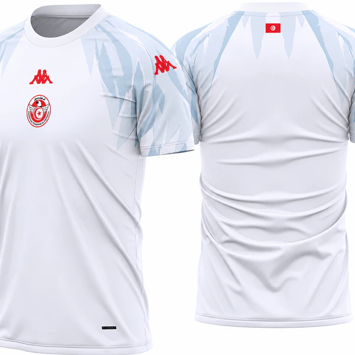 Arte Vetor Camisa Tunisia Titular 2026-28 1