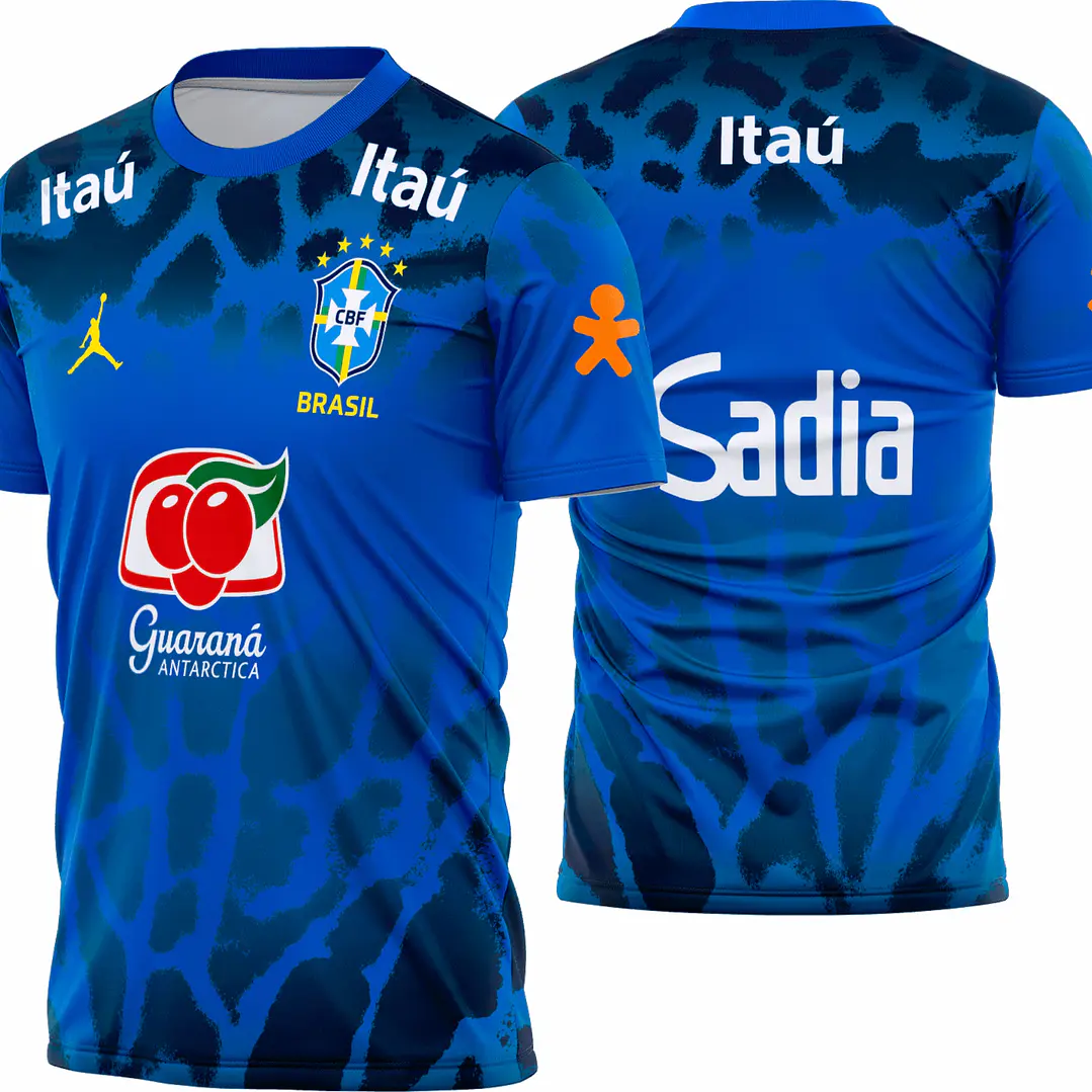 Arte Vetor Camisa Brasil Pré-Jogo II 2026-28 1
