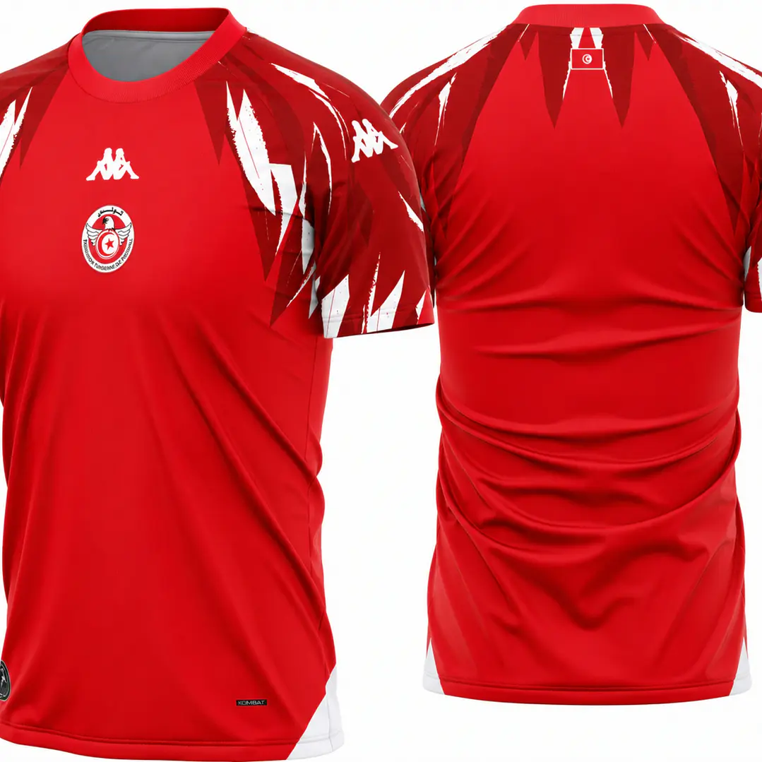 Arte vetor camisa Tunisia Reserva 2026-28 1