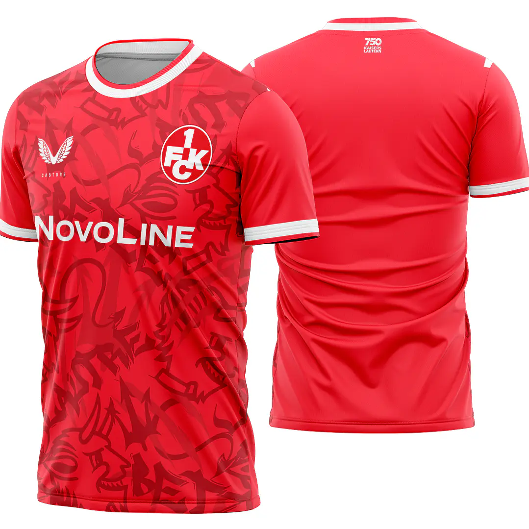 Arte Vetor Camisa 1. FC Kaiserslautern Home 2026-2027 1