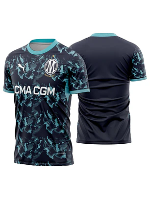 Arte Vetor Camisa Olympique Marseille Away 2026-2027