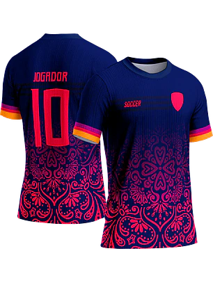 Arte Vetor Camisa Interclasse 004 Floral