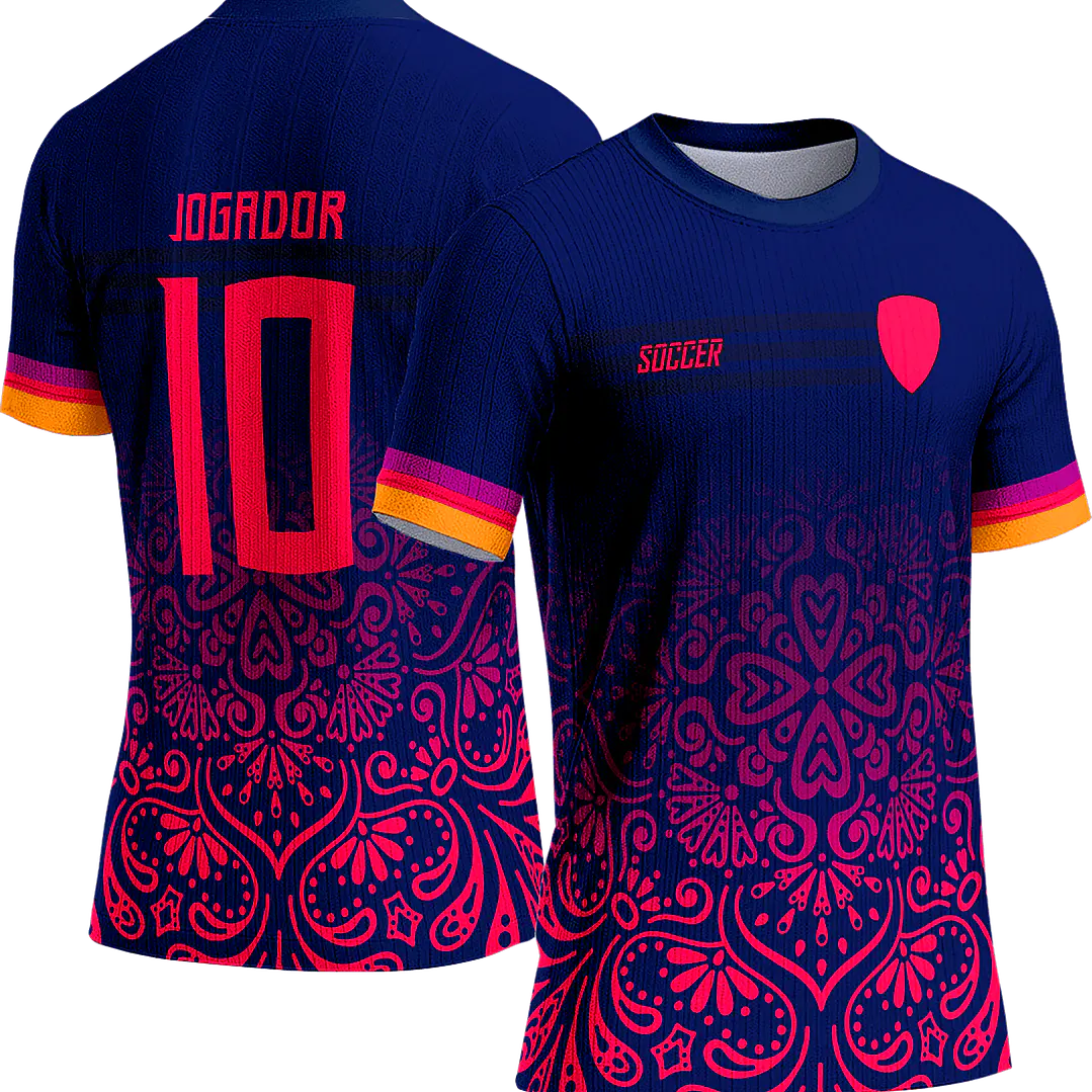 Arte Vetor Camisa Interclasse 004 Floral 1