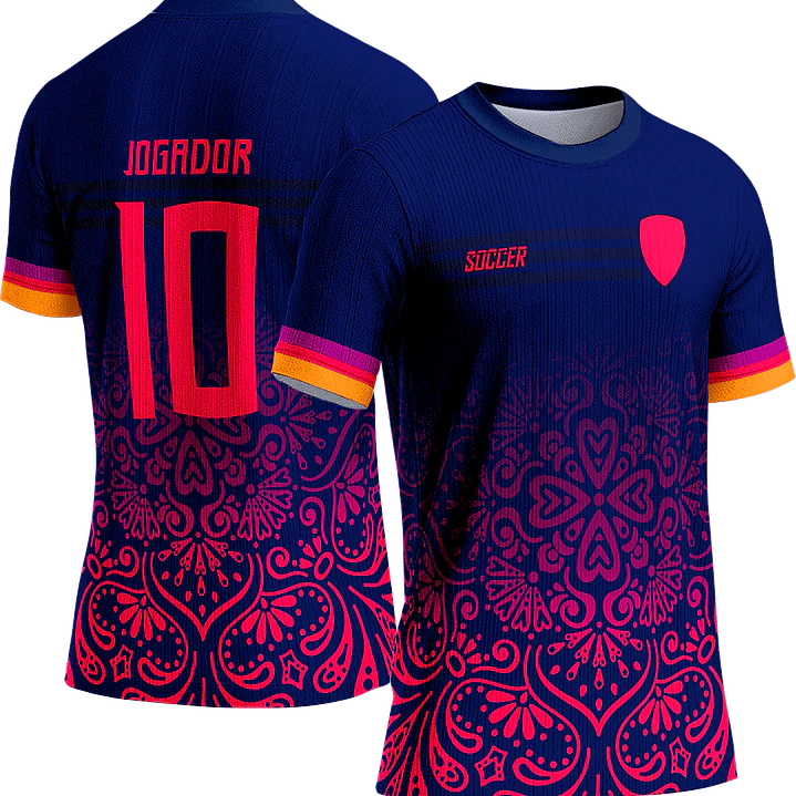 Arte Vetor Camisa Interclasse 004 Floral 1