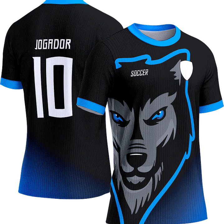 Arte Vetor Camisa Interclasse 019 Lobo 1