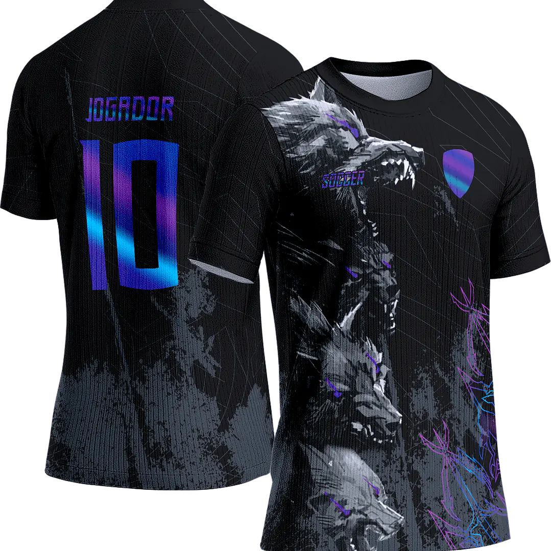Arte Vetor Camisa Interclasse 021 Lobo 1